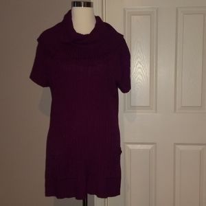 Purple tunic sweater 3x